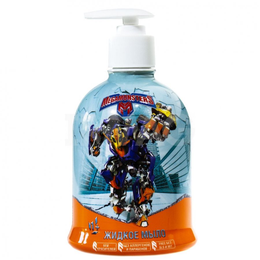 Мегамонстры жидк.мыло дет. 490 мл